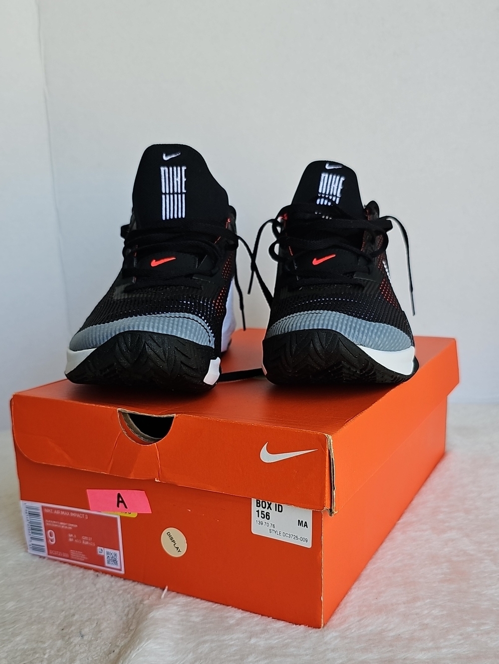 NIB Nike Air Max Impact 3 Basketball Shoes Black Crimson DC3725-009 Men’s Size 9